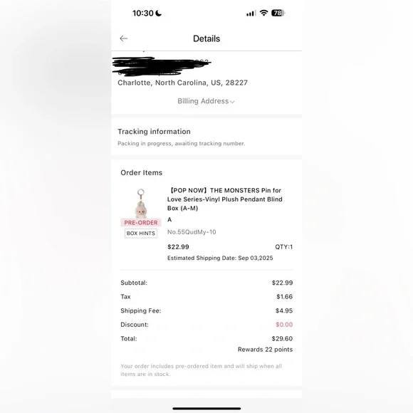 Pin for love Labubu “A” - Picture 2 of 3